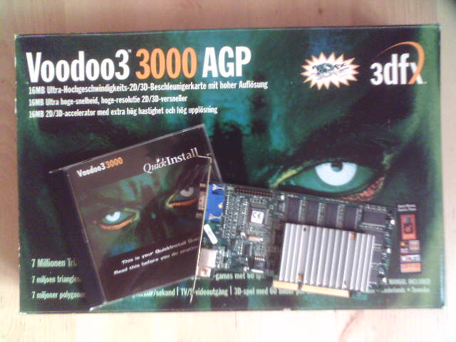 Voodoo 3 3000 AGP OVP