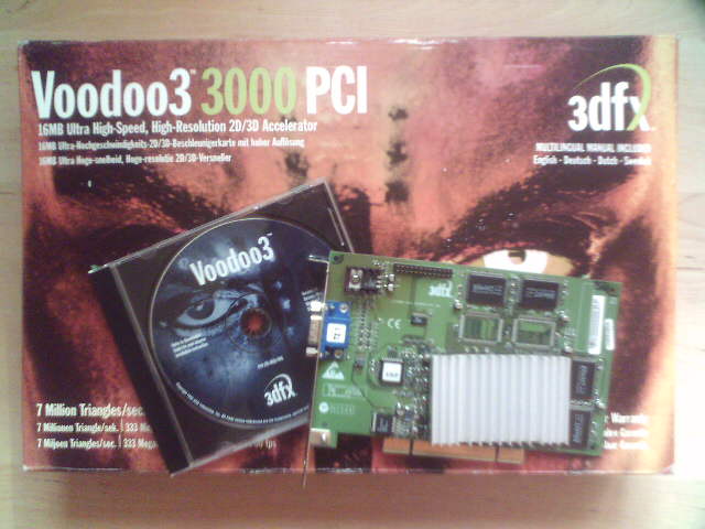 Voodoo 3 3000 PCI OVP