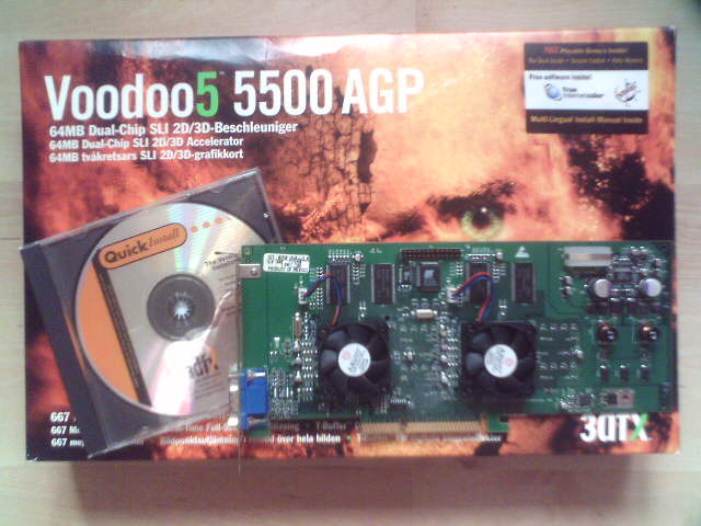 Voodoo 5 5500 AGP OVP