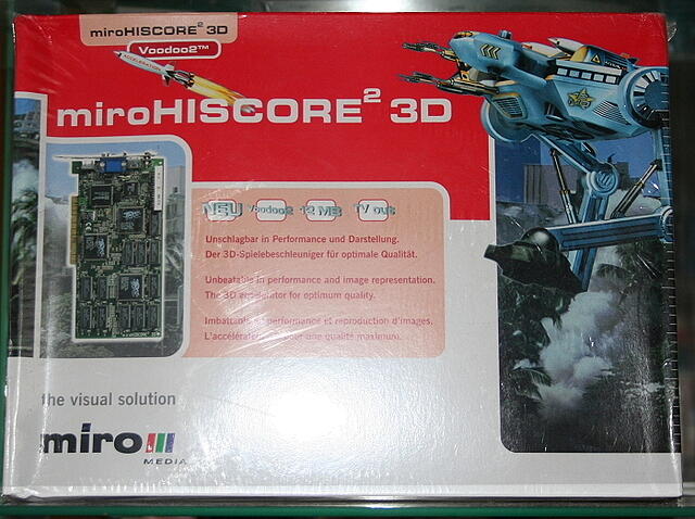 Miro HiScore Voodoo2(Sealed)