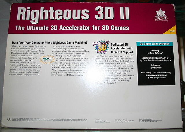 Righteous 3D II Voodoo2