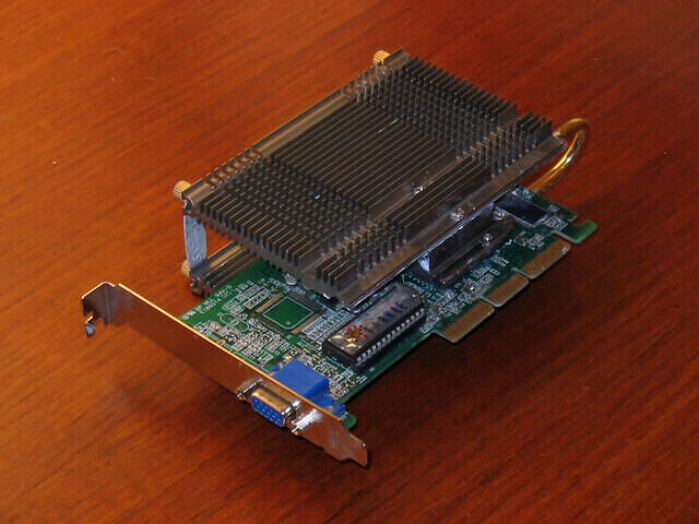Sparkle GeForce MX 200 64MB SDR-SDRAM with Zalman ZM80C-HP