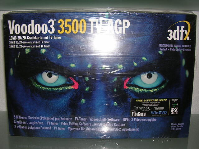 Voodoo 3 3500 box front
