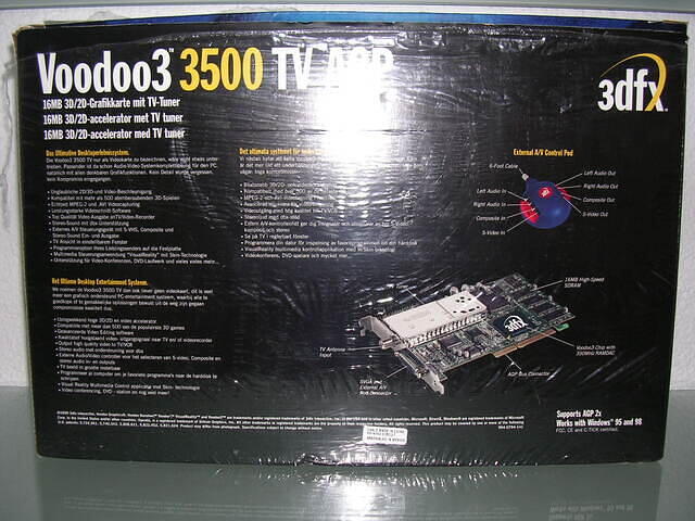 Voodoo 3 3500 box back