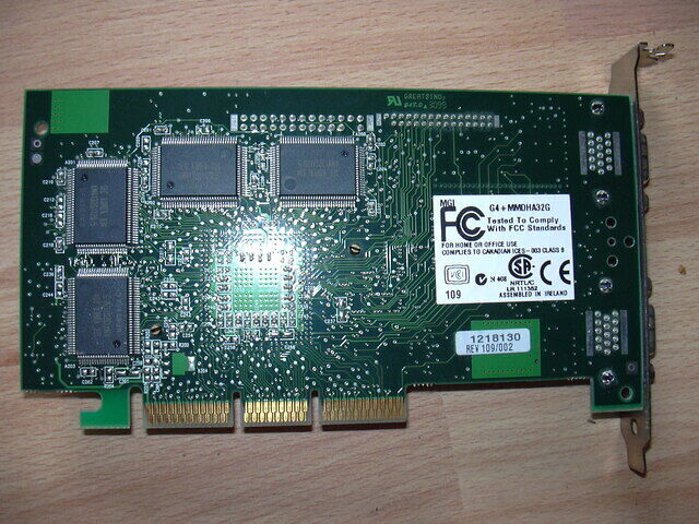Matrox G400 MAX back