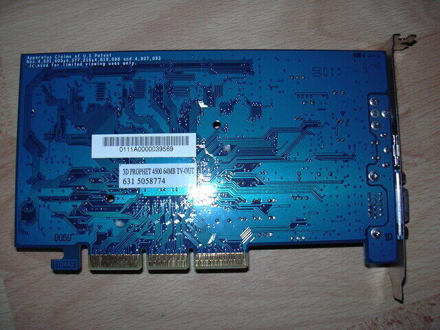 Hercules 3D Prophet 4500 TV back